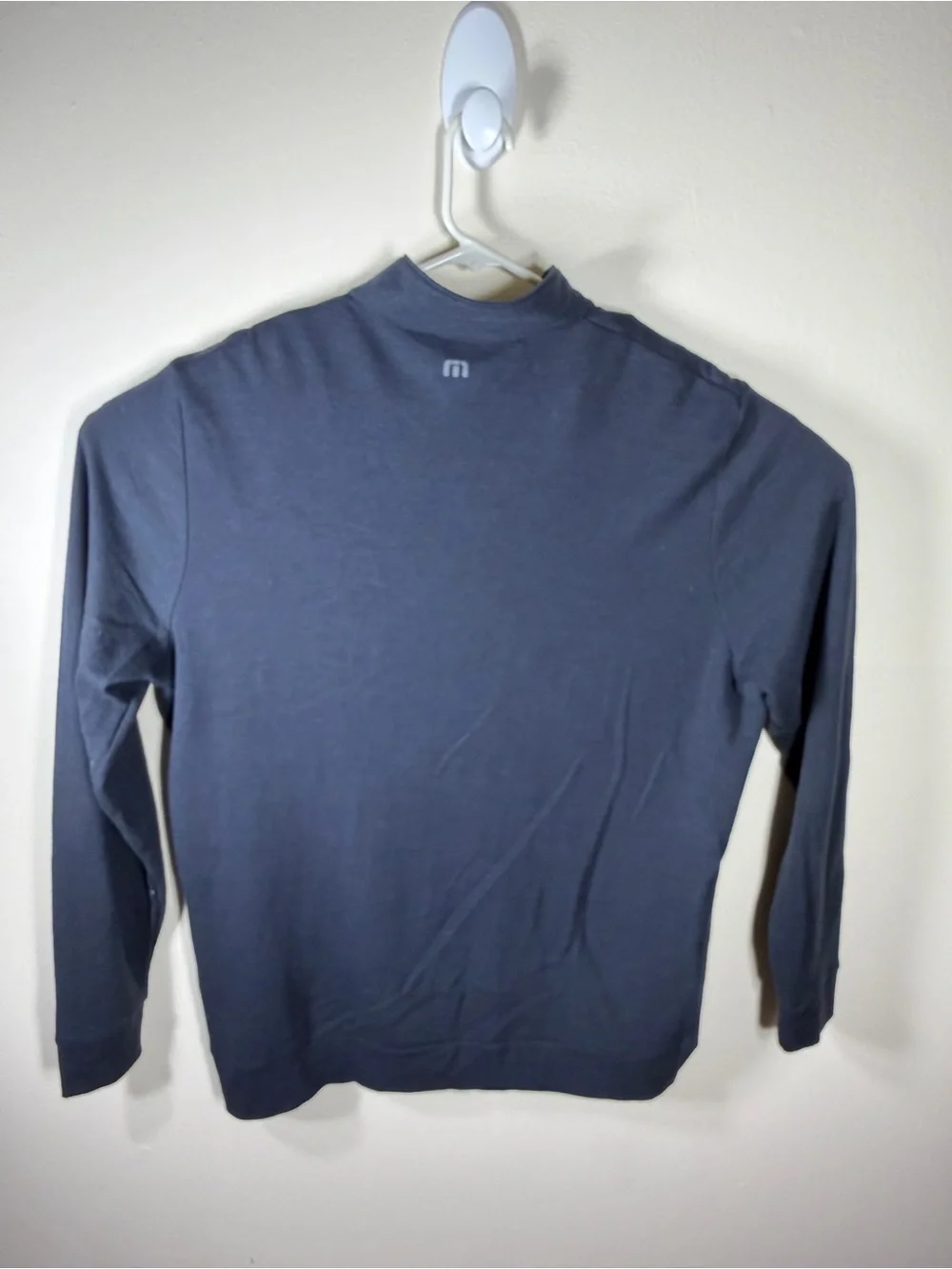 Travis Matthew Mens XL Gray 1/4 Zip Cotton Pullover
